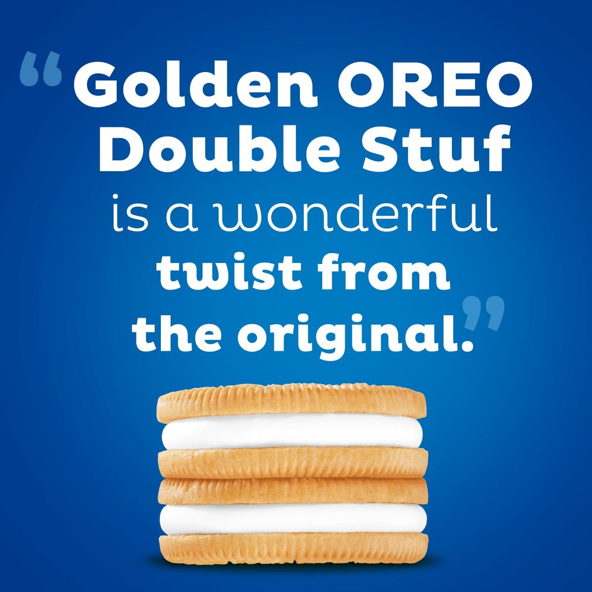 Golden Double Stuf Sandwich Cookies, Family Size Z7