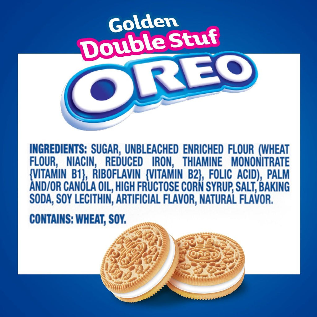 Golden Double Stuf Sandwich Cookies, Family Size Z7