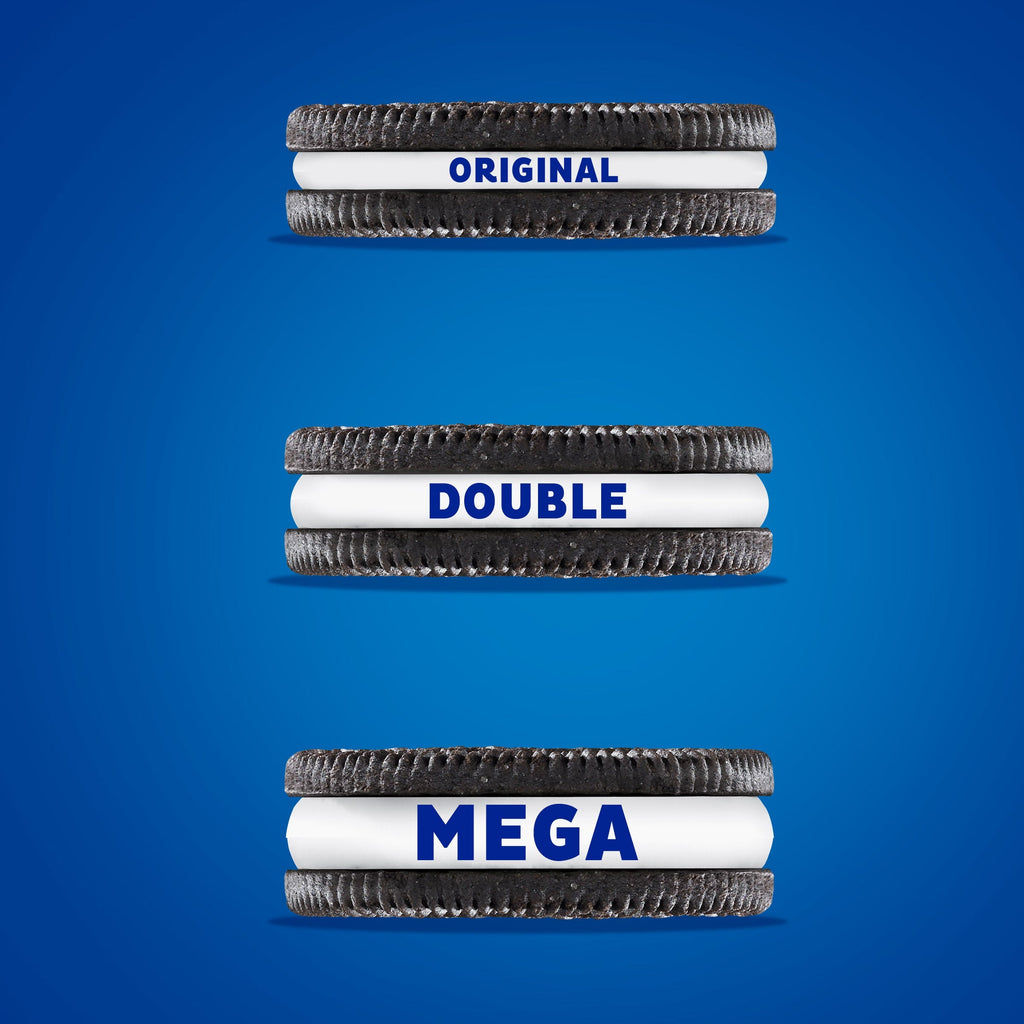 Mega Stuf Chocolate Sandwich Cookies, Family Size Y4