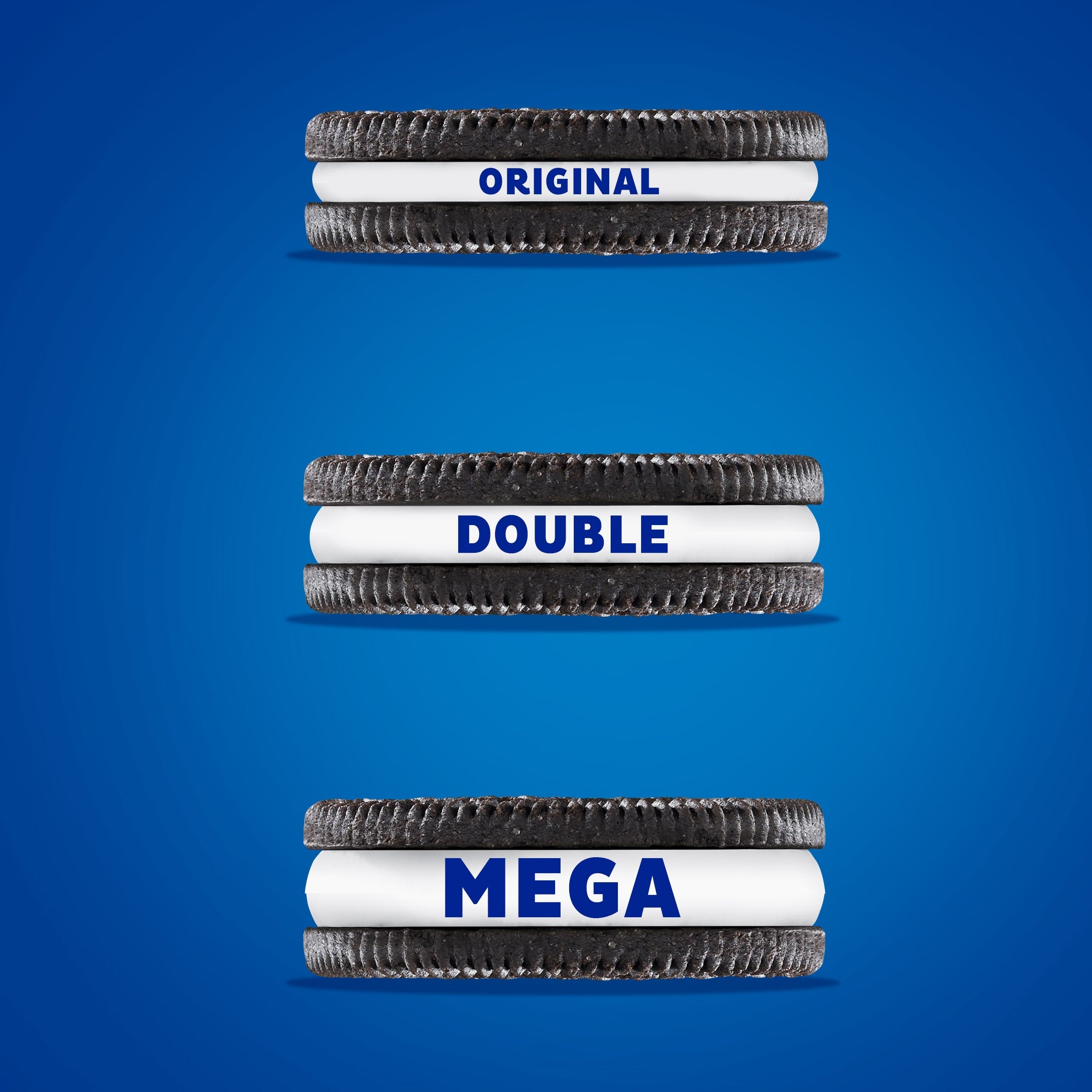 Mega Stuf Chocolate Sandwich Cookies, Family Size Y4