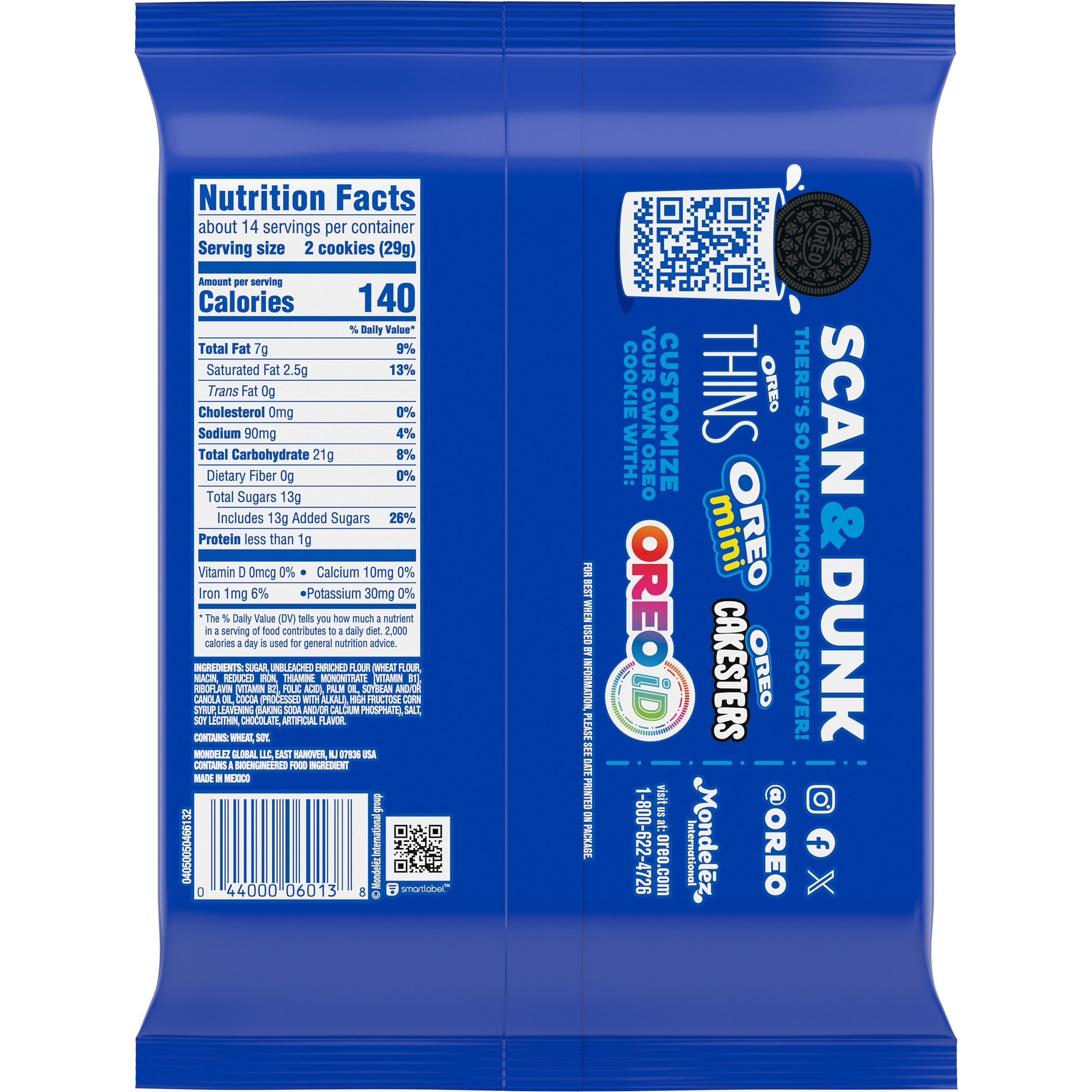 Double Stuf Chocolate Sandwich Cookies, Family Size Y8