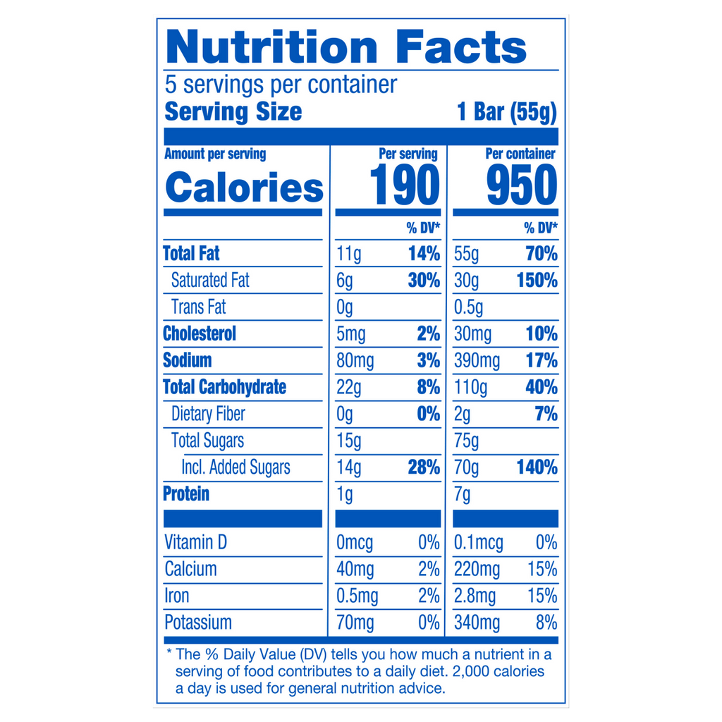 Frozen Dairy Dessert Bars C5