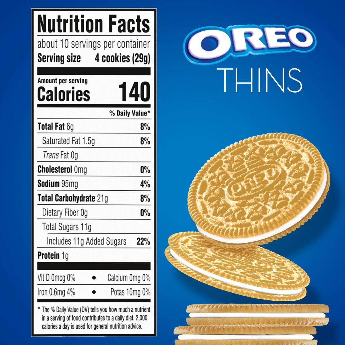 Thins Golden Sandwich Cookies, Family Size A2