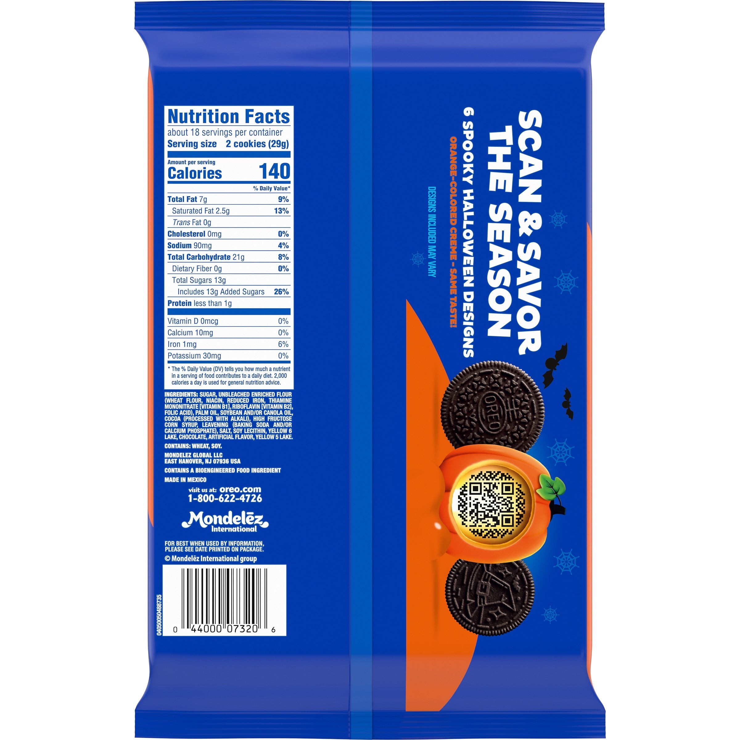 Orange Creme Halloween Cookies, Limited Edition, 2 Pack V4