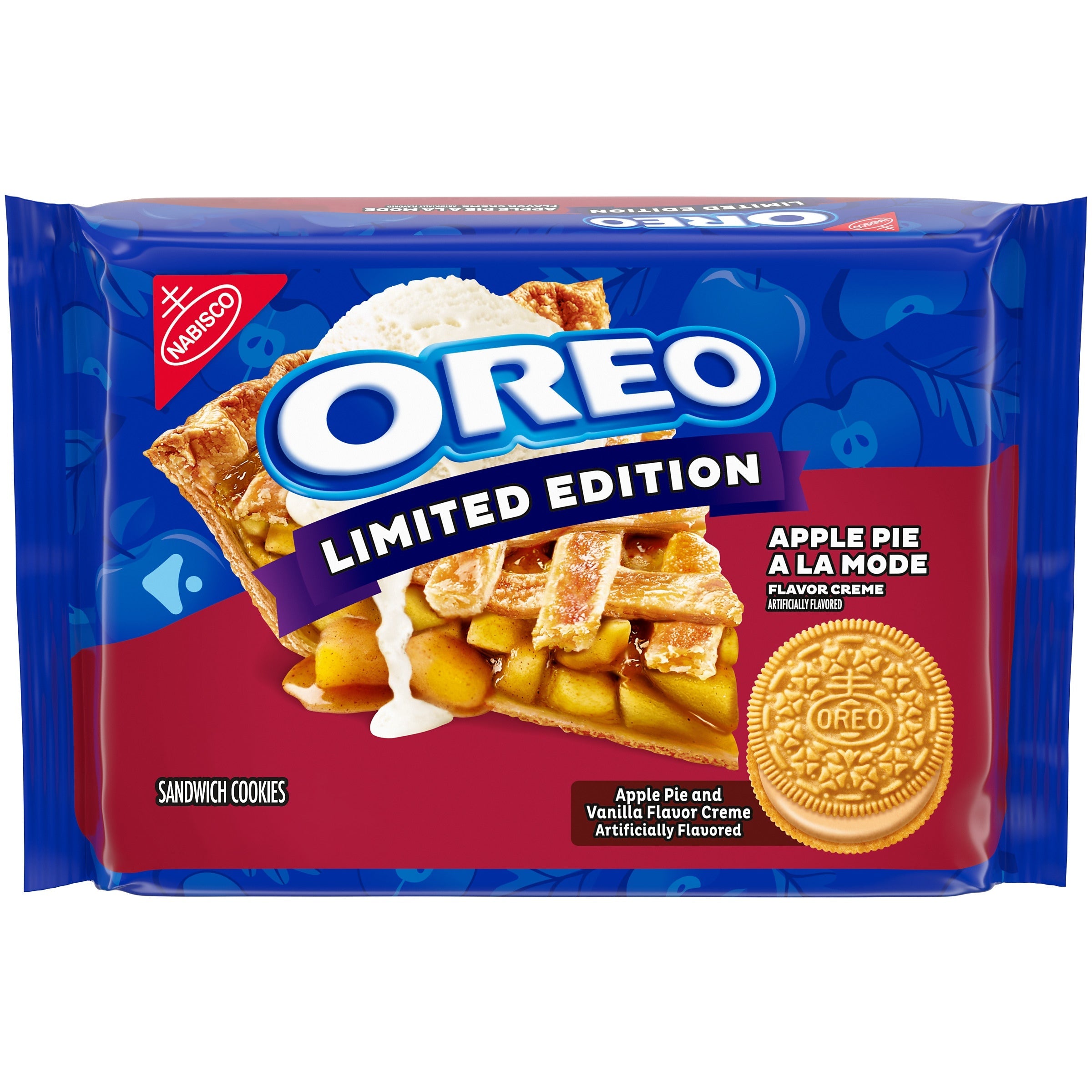Apple Pie a la Mode Sandwich Cookies, Limited Edition, 2 Pack F3