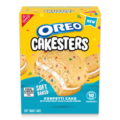 Cakesters Confetti Cake Soft Snack Cakes, Snack Packs N1