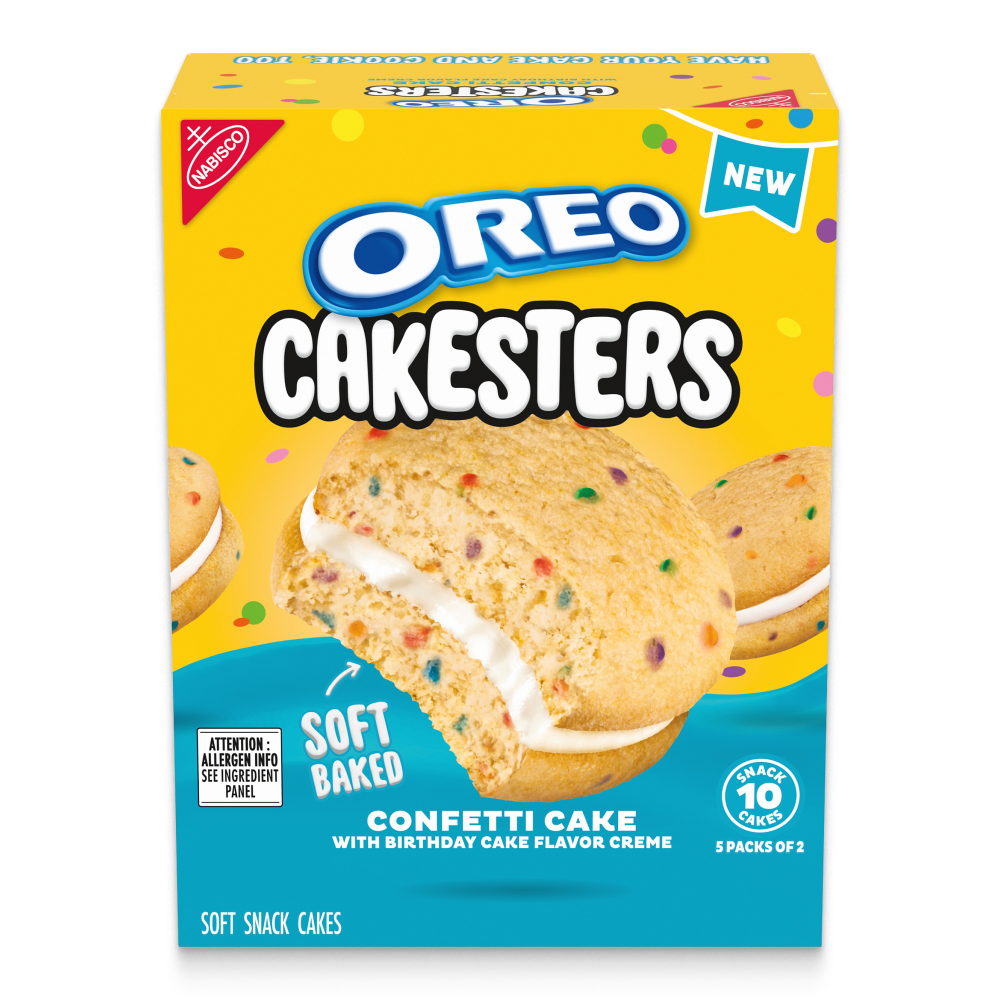 Cakesters Confetti Cake Soft Snack Cakes, Snack Packs, 2 Pack T5
