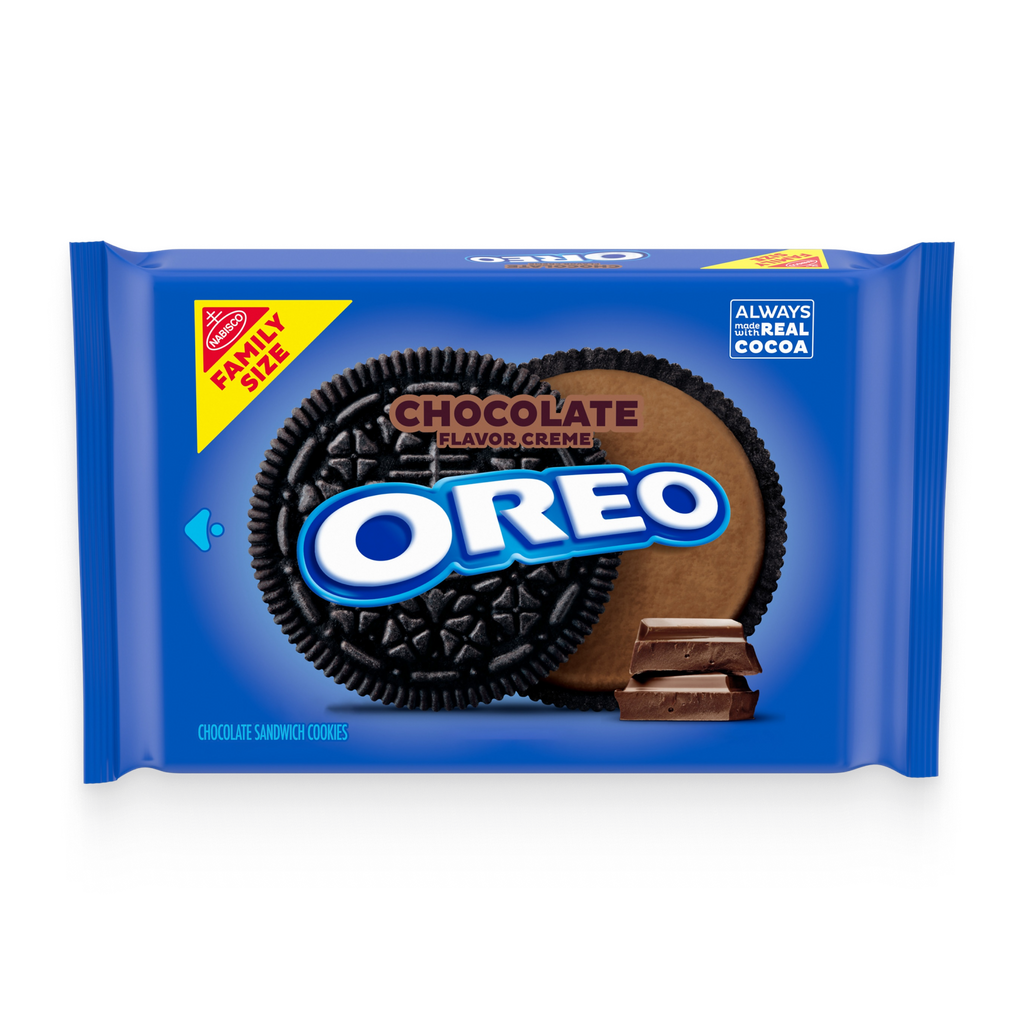 Chocolate Creme Chocolate Sandwich Cookies, Family Size Z8