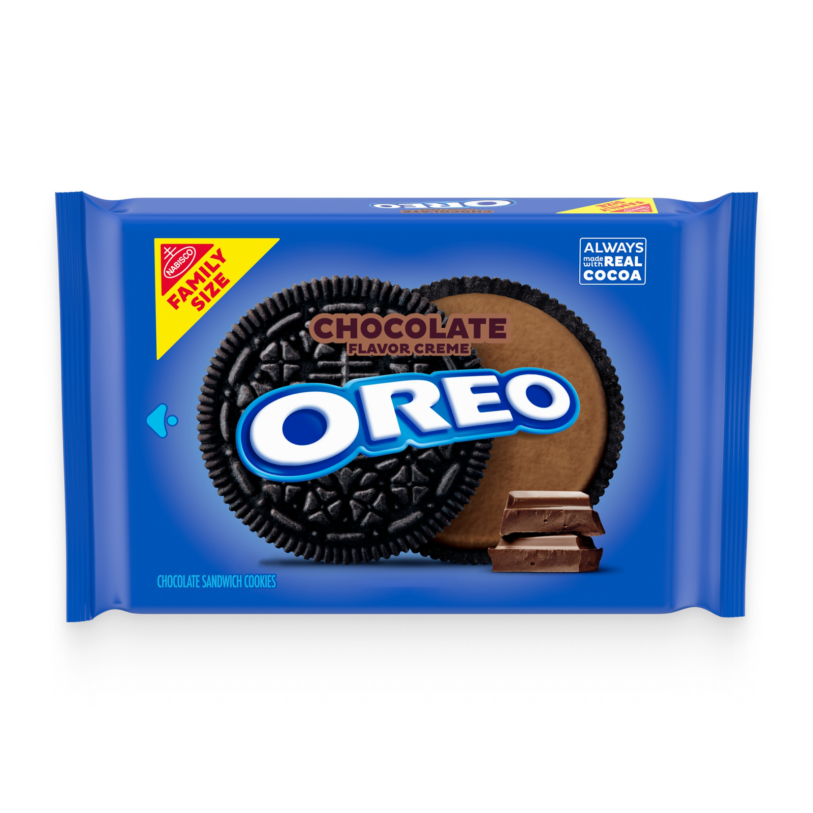 Chocolate Creme Chocolate Sandwich Cookies, Family Size Z8