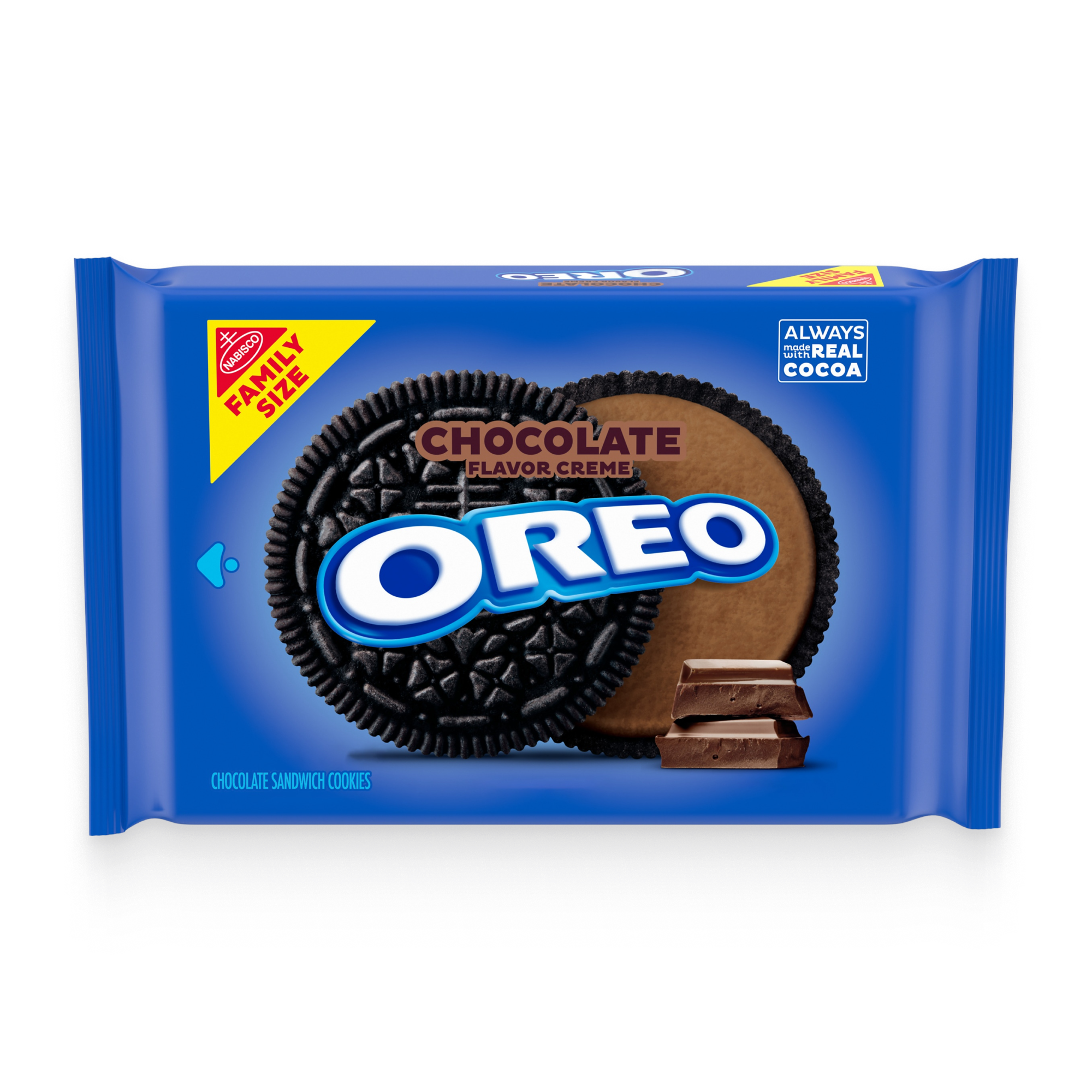 Chocolate Creme Chocolate Sandwich Cookies, Family Size Z8