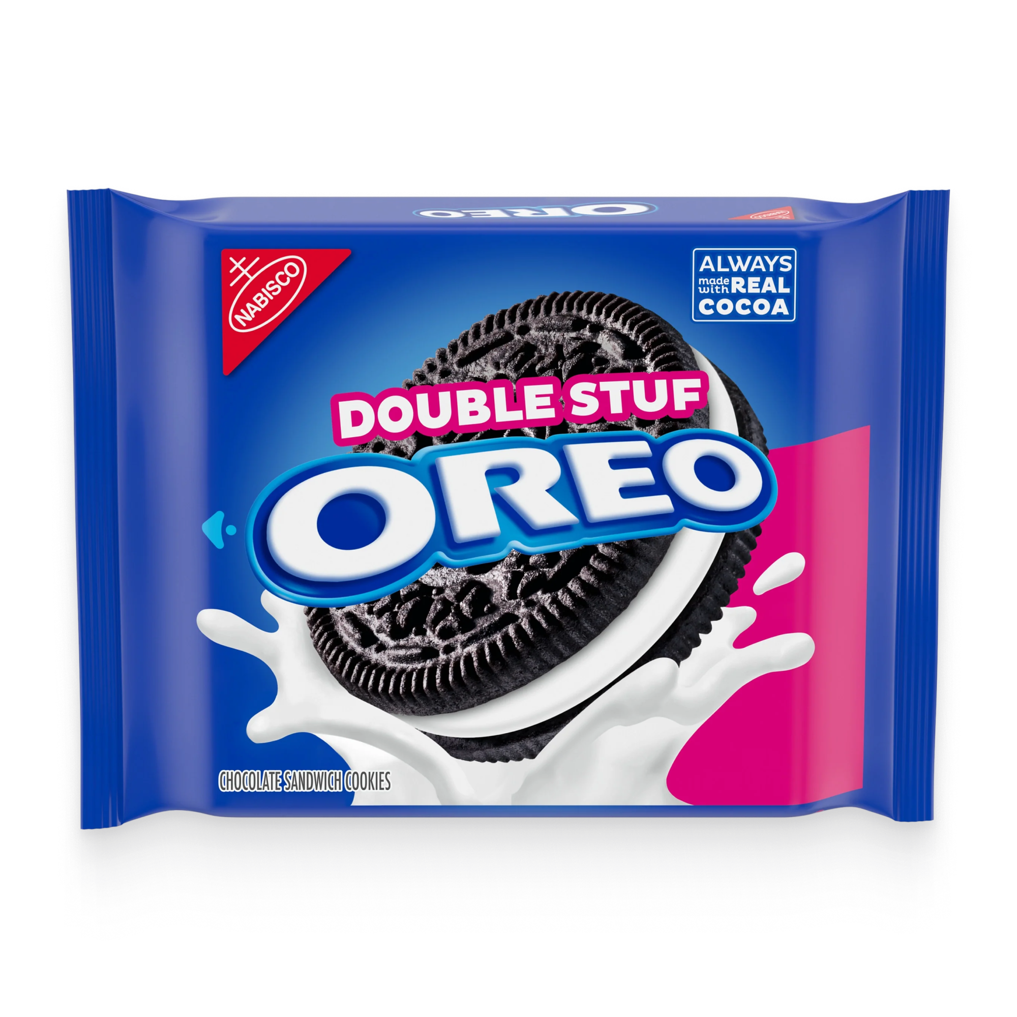 Double Stuf Chocolate Sandwich Cookies, Family Size Y8