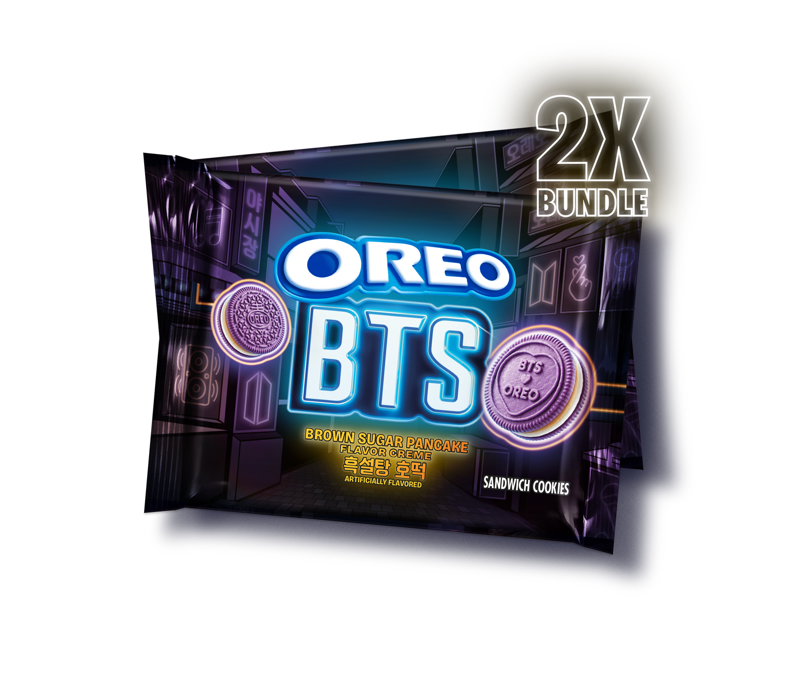 BTS Brown Sugar Pancake Flavor Creme, Limited Edition, 2 Pack N4