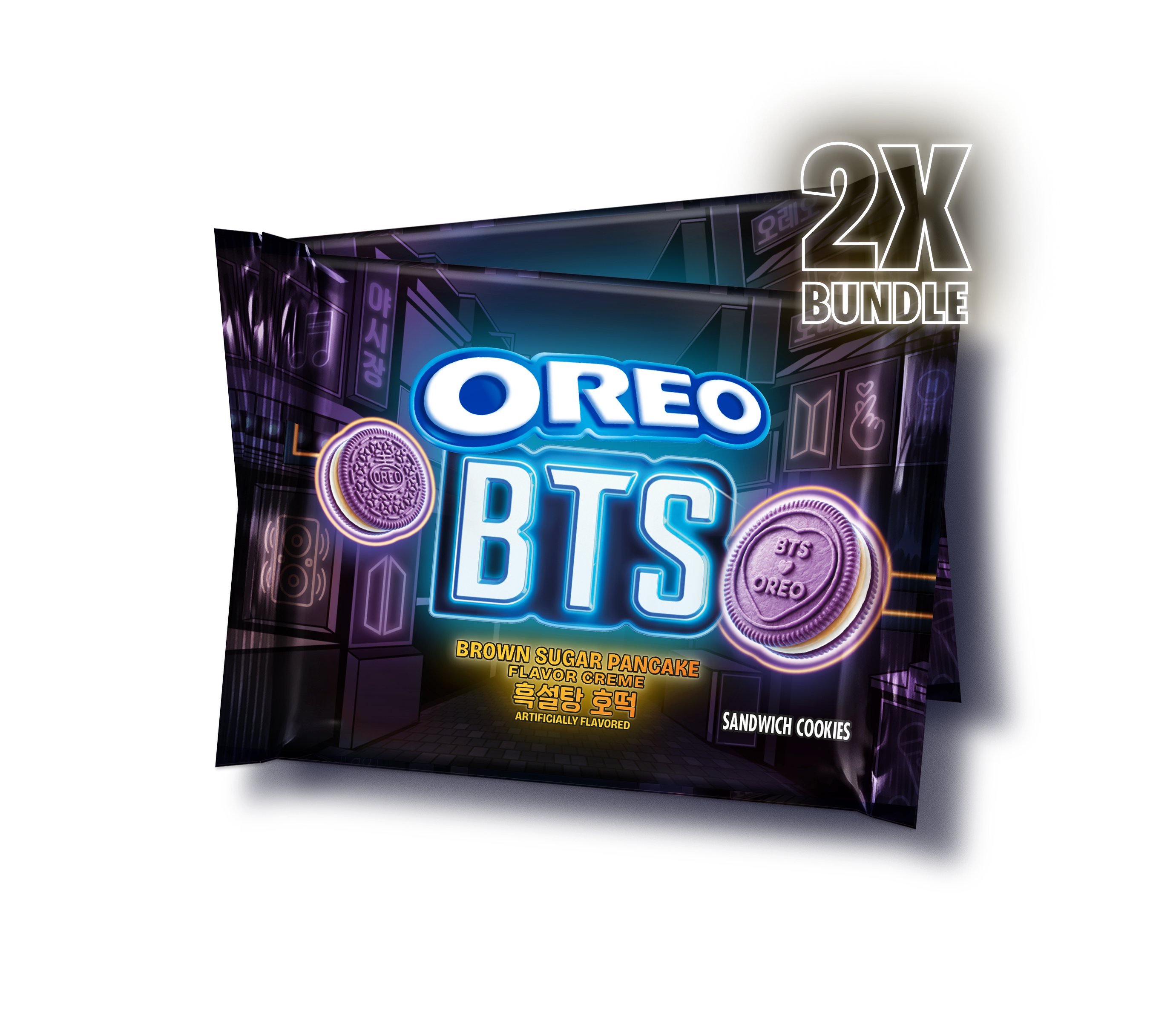 BTS Brown Sugar Pancake Flavor Creme, Limited Edition, 2 Pack N4