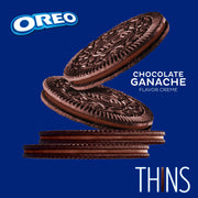 Thins Chocolate Ganache Creme Sandwich Cookies, Family Size W6