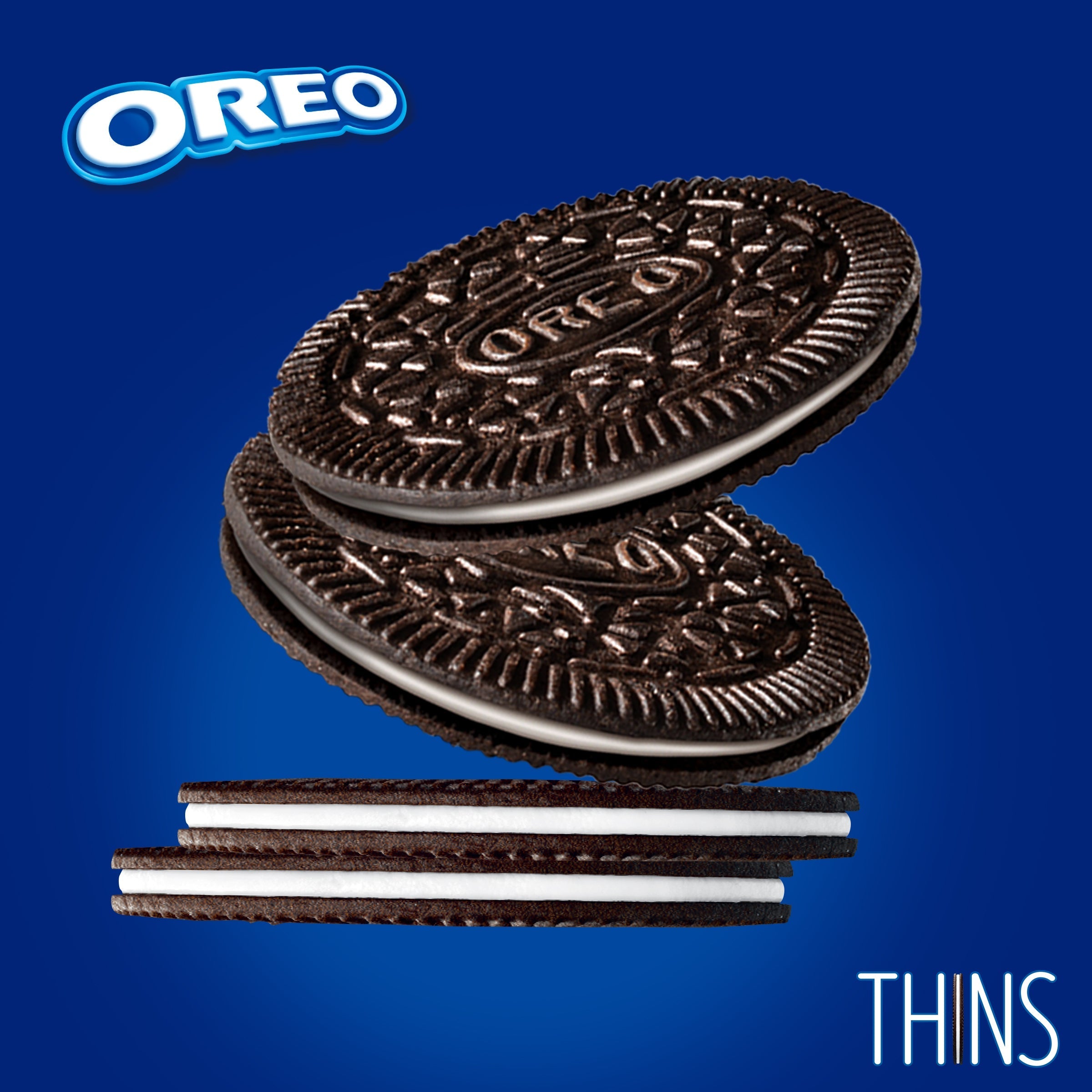Thins Chocolate Sandwich Cookies, Family Size, 2 Pack Z0