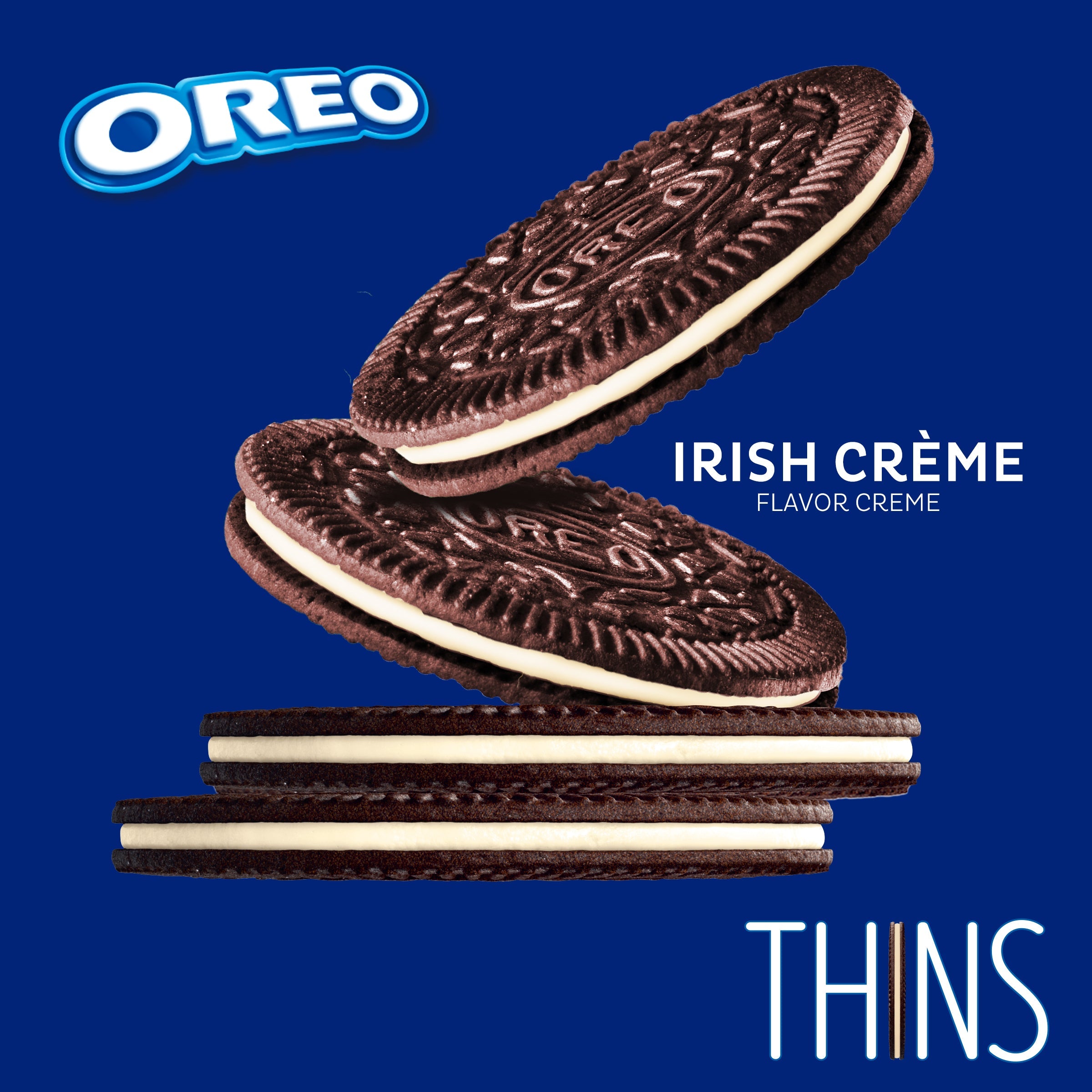 Thins Irish Crème Chocolate Sandwich Cookies, Family Size K3