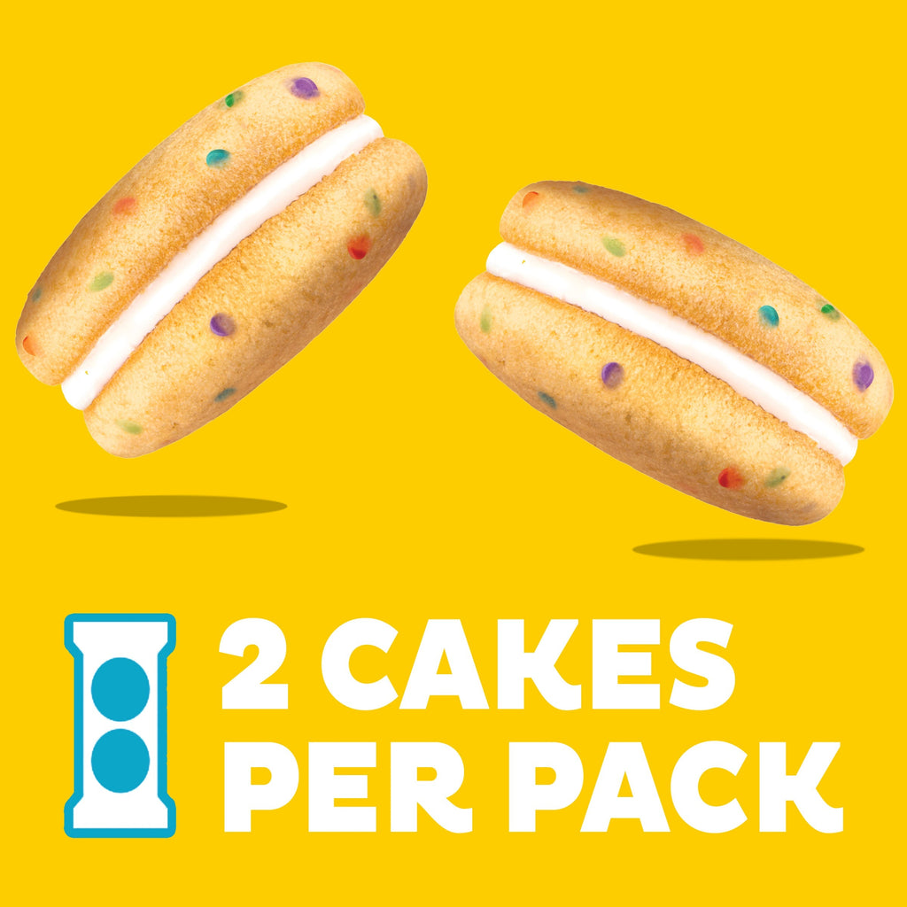 Cakesters Confetti Cake Soft Snack Cakes, Snack Packs N1