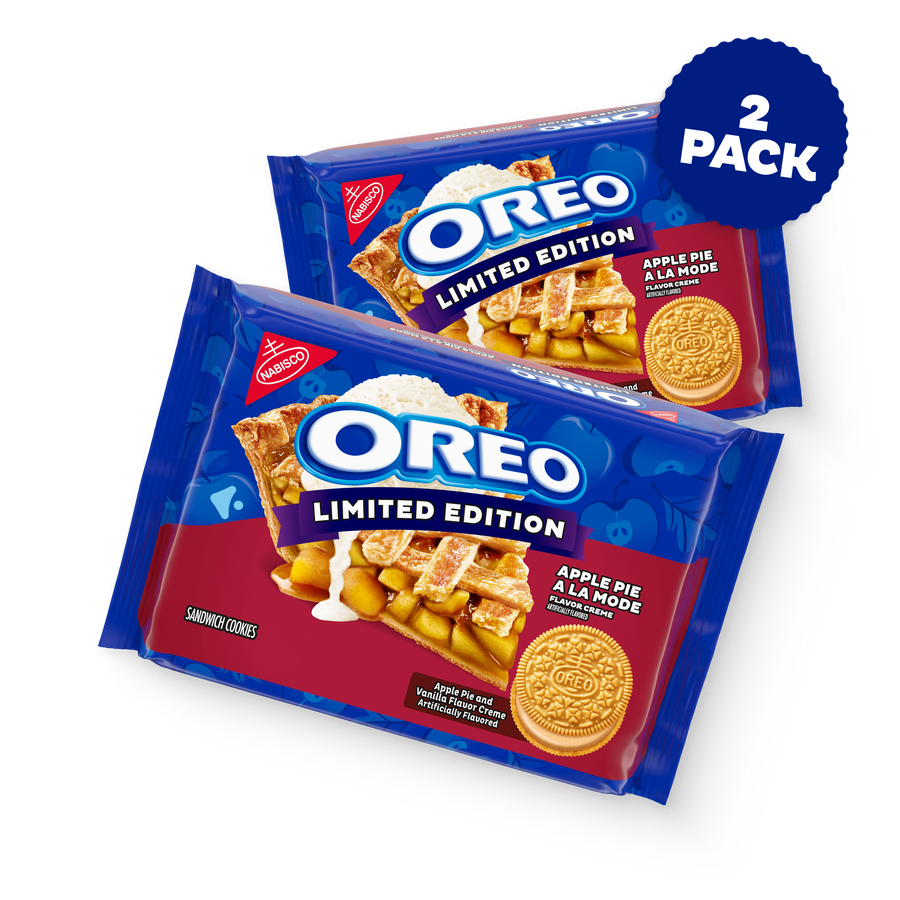 Apple Pie a la Mode Sandwich Cookies, Limited Edition, 2 Pack F3