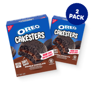 Cakesters Double Chocolate Soft Snack Cakes, Snack Packs, 2 Pack C6
