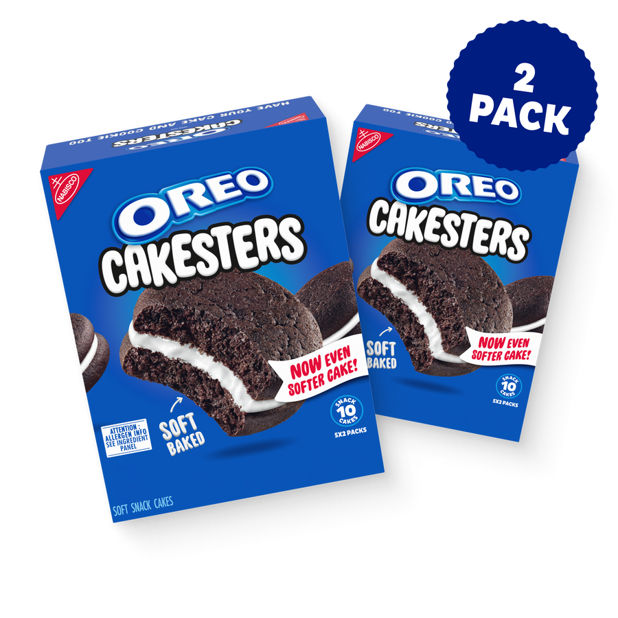 Cakesters Soft Snack Cakes, Snack Packs, 2 Pack H6