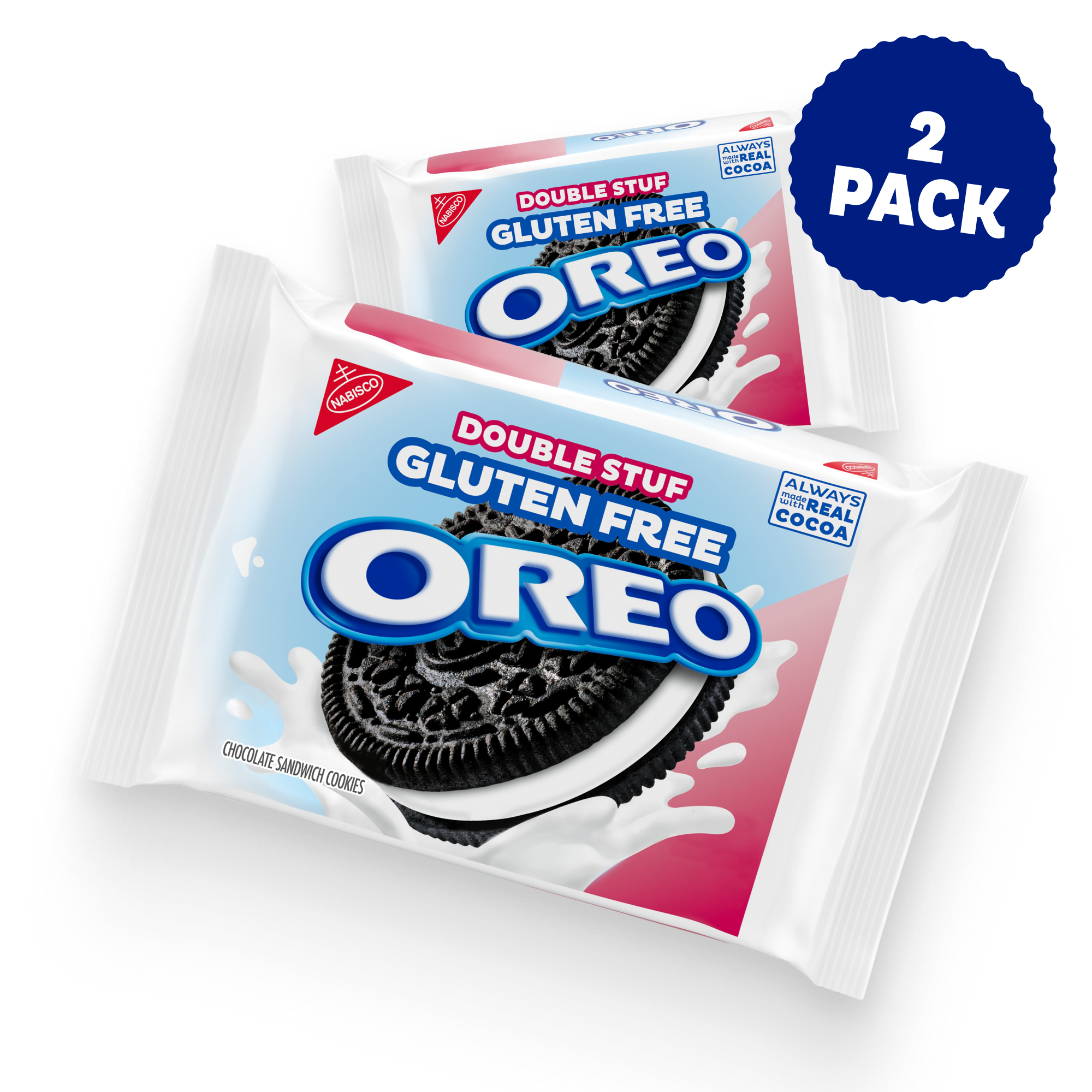 Double Stuf Gluten Free Chocolate Sandwich Cookies, 2 Pack R0
