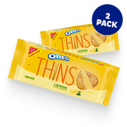 Thins Lemon Creme Sandwich Cookies, Family Size, 2 Pack X7