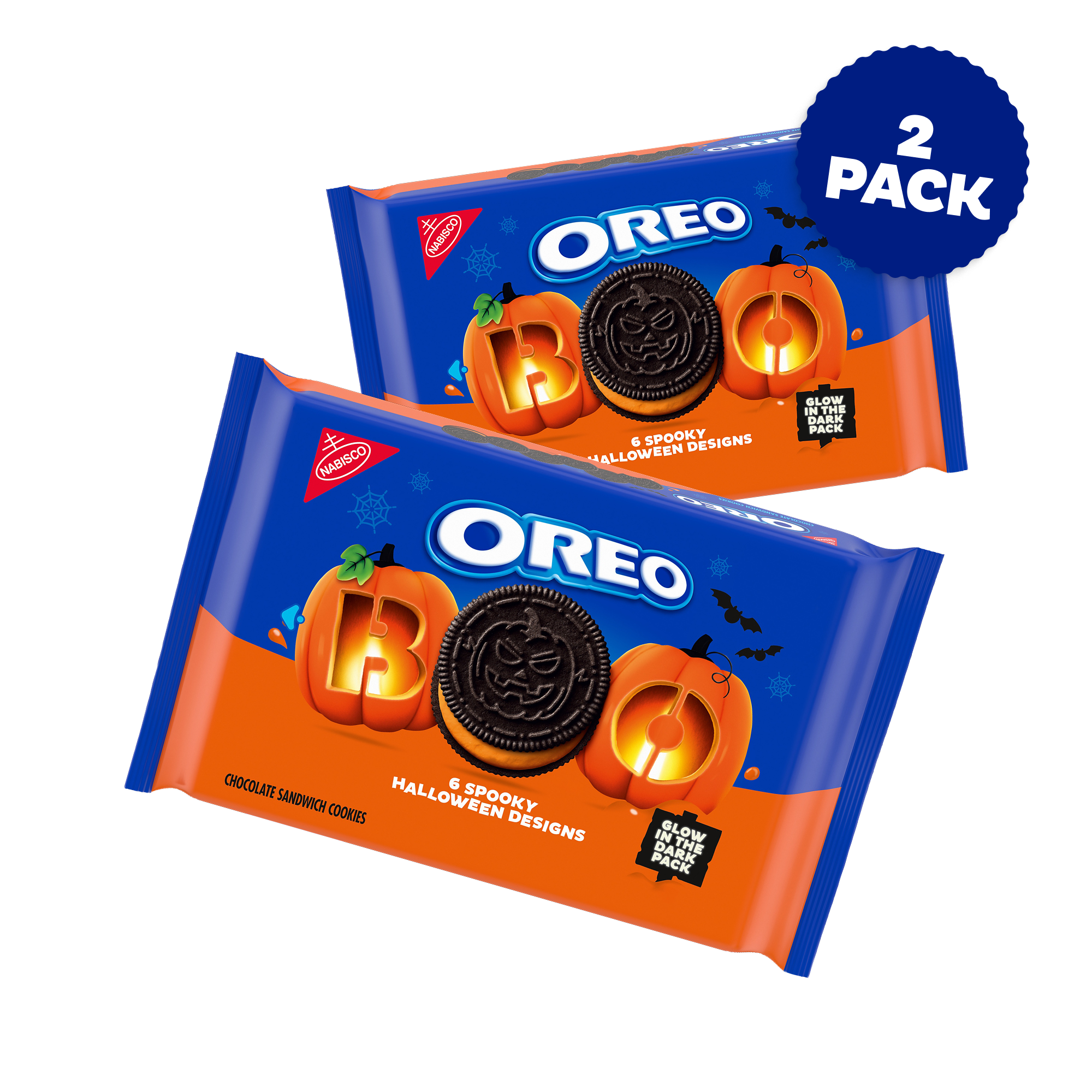 Orange Creme Halloween Cookies, Limited Edition, 2 Pack V4