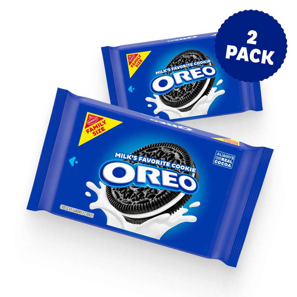 Chocolate Sandwich Cookies, Family Size, 2 Pack D0