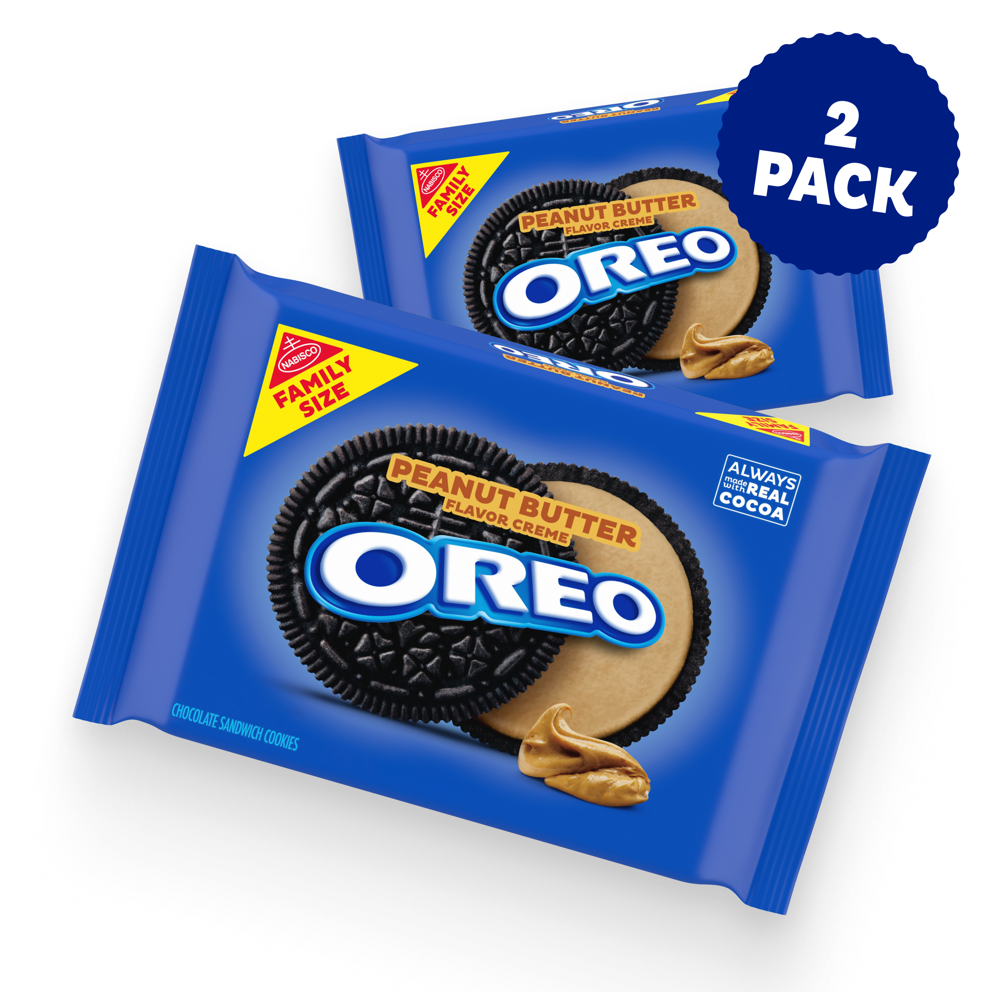 Peanut Butter Sandwich Cookies, Family Size, 2 Pack X6
