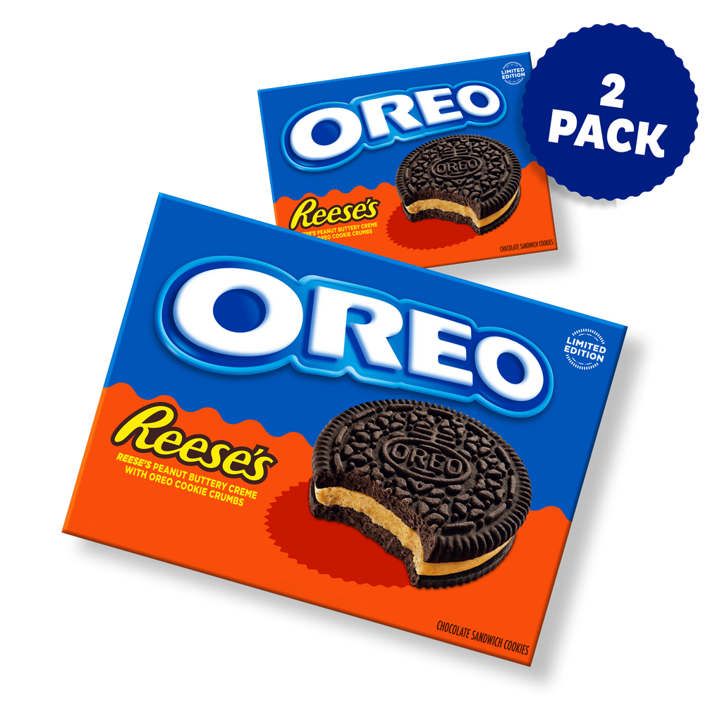 Reese's Peanut Buttery Creme Chocolate Sandwich Cookies, 2 Pack X3