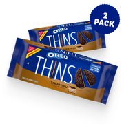 Thins Tiramisu Creme Chocolate Sandwich Cookies, Family Size, 2 Pack J0