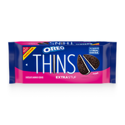 Thins Extra Stuf Chocolate Sandwich Cookies, Family Size P5