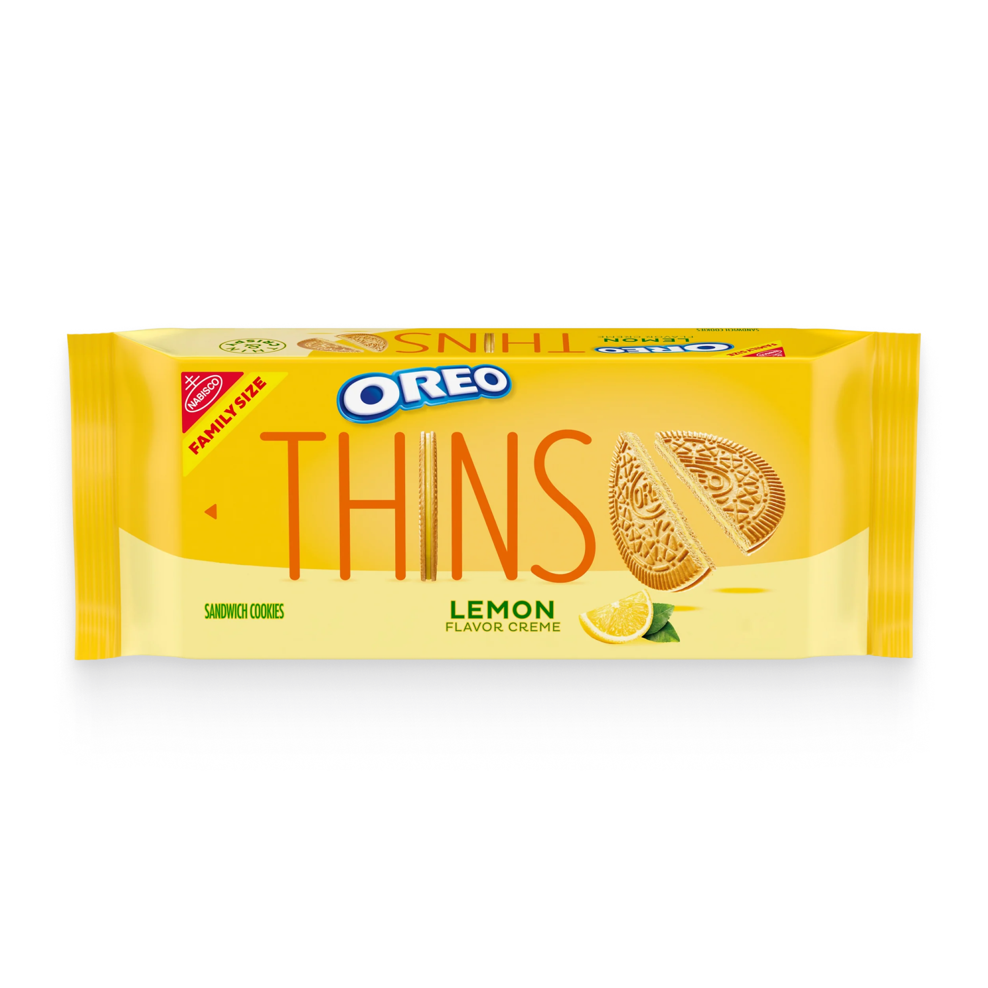 Thins Lemon Creme Sandwich Cookies, Family Size J6