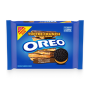 Toffee Crunch Creme With Sugar Crystals Chocolate Sandwich Cookies, Family Size, 2 Pack B4