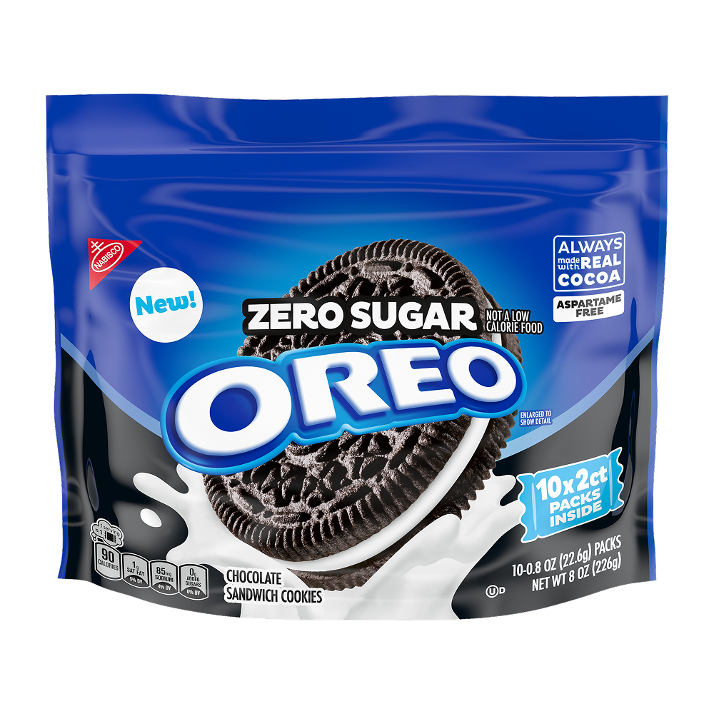 Zero Sugar Chocolate Sandwich Cookies, Snack Packs E7