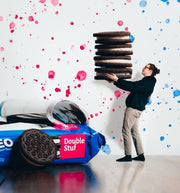 Double Stuf Chocolate Sandwich Cookies, Family Size Y8