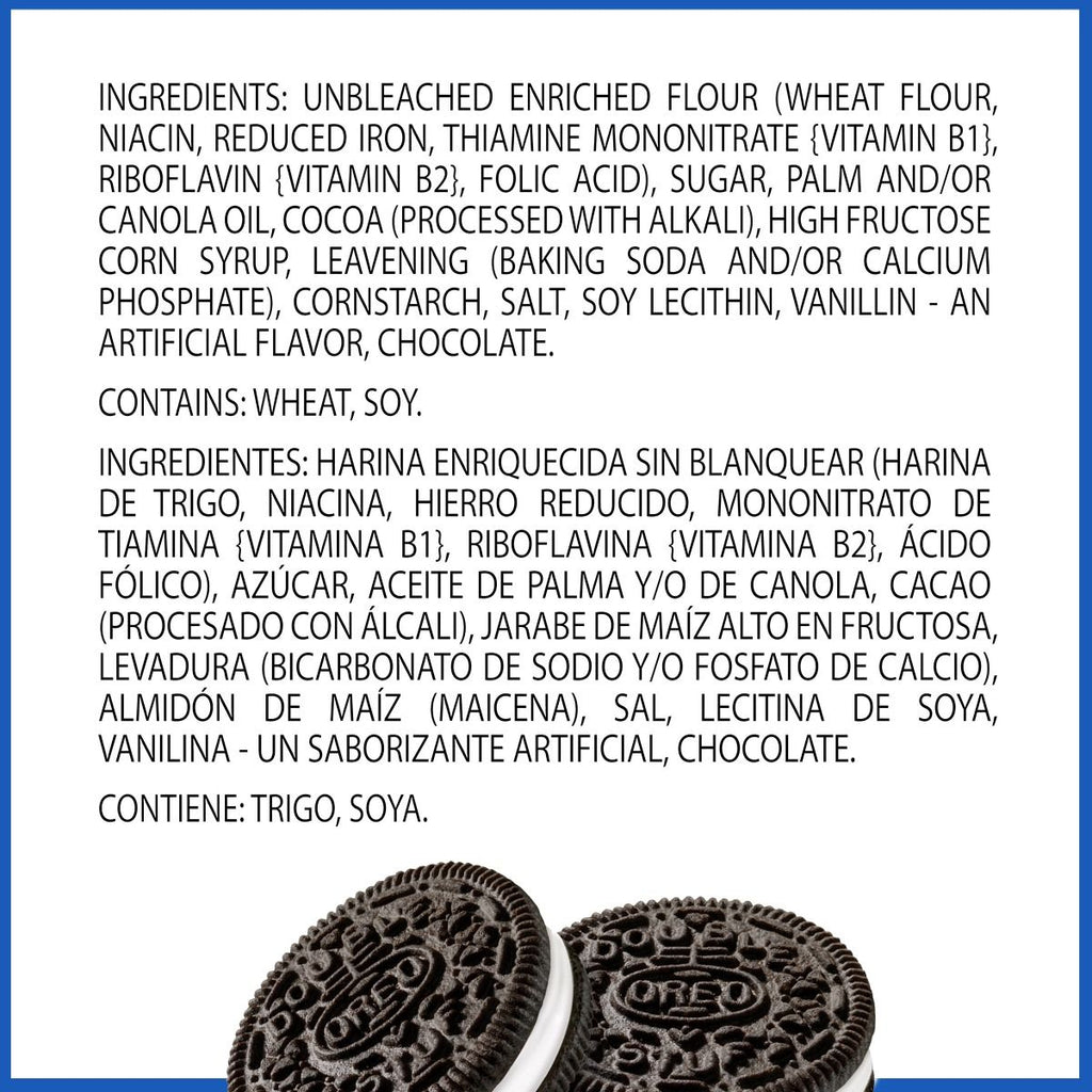 Double Stuf Chocolate Sandwich Cookies, Family Size Y8
