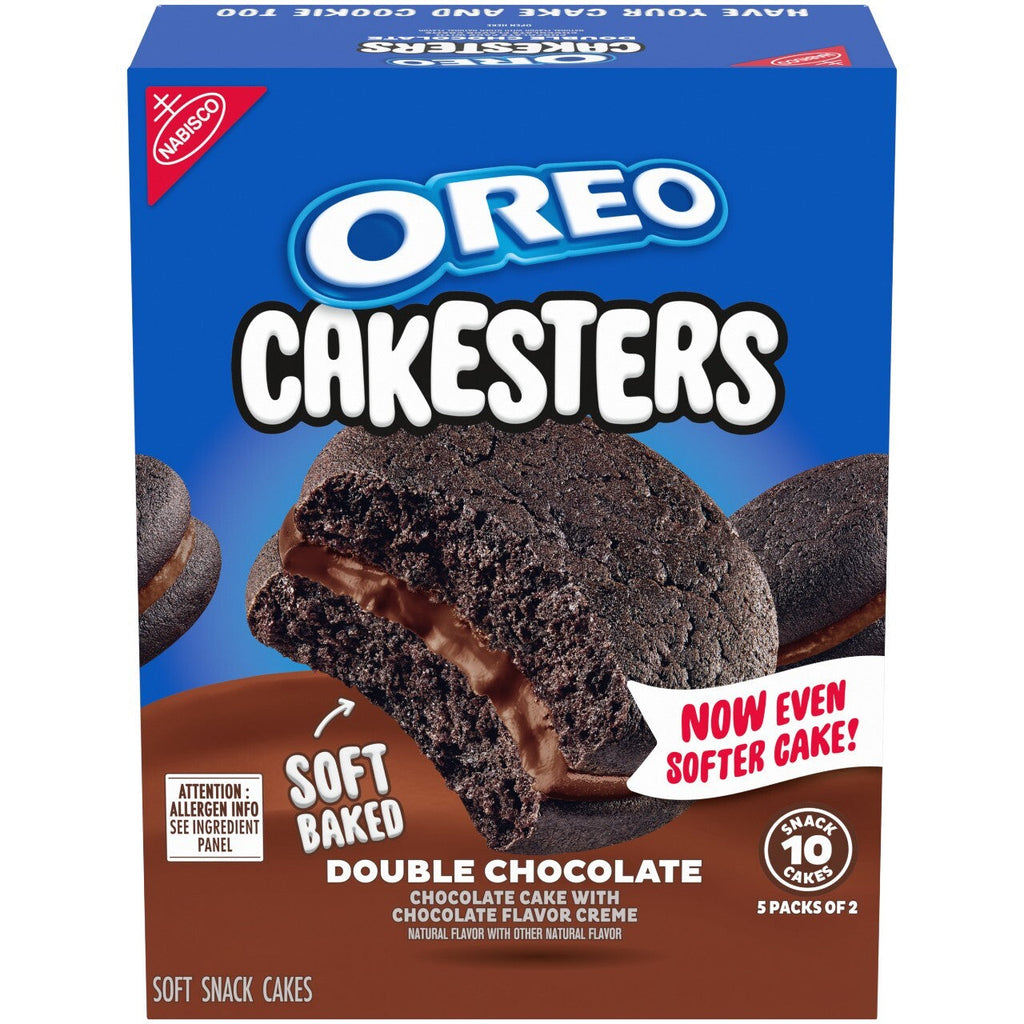 Cakesters Double Chocolate Soft Snack Cakes, Snack Packs, 2 Pack C6
